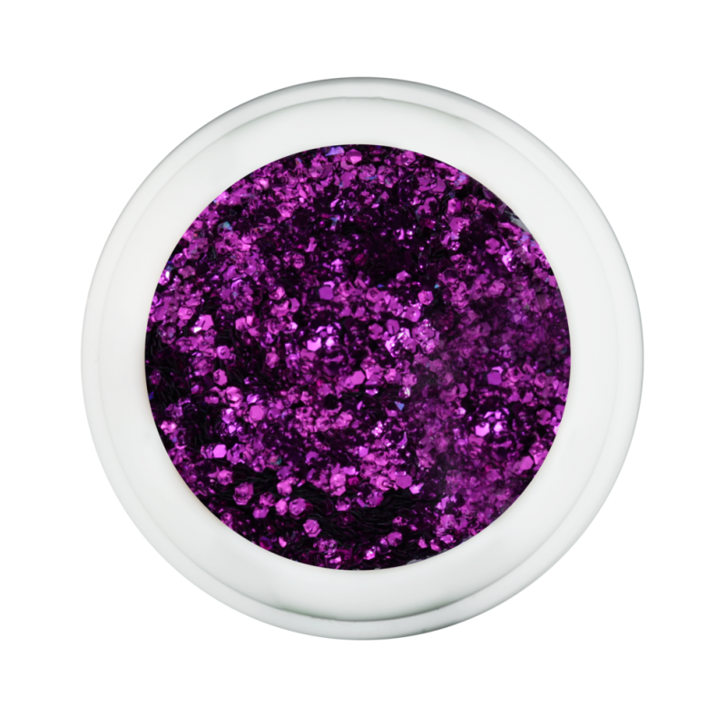 Cre8tion Nail Art Designed Confetti Glitter, 012, Round 1/24", Pink, 0.5oz, 1101-0453 BB